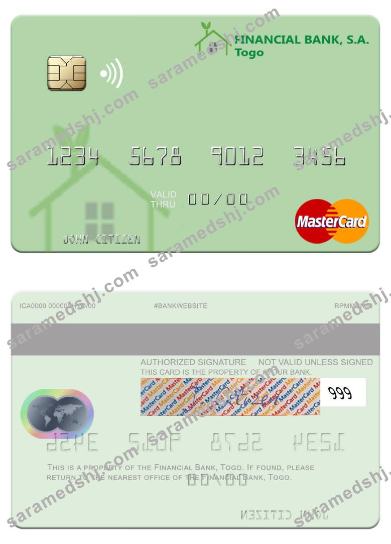 Togo Financial Bank mastercard